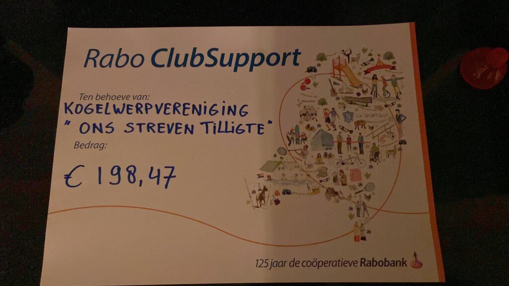 Rabo Clubsupport €198,47